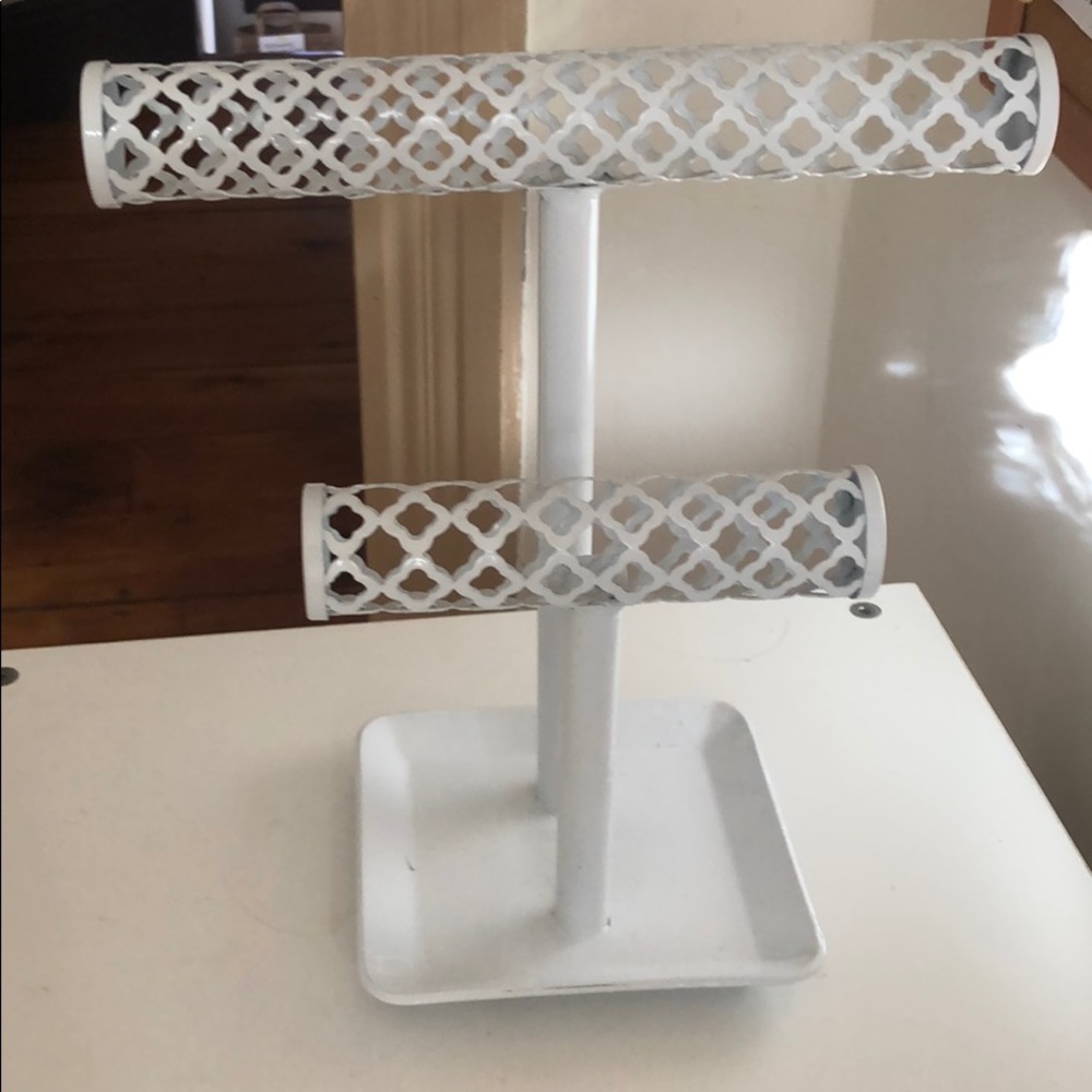 White Jewelry Holder